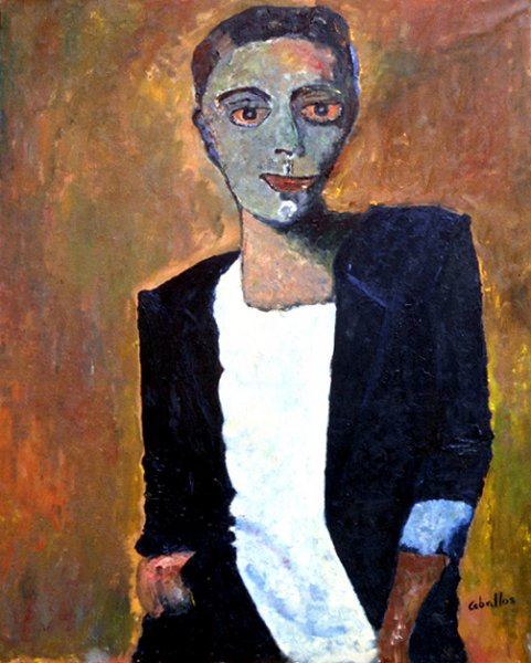 The First Mask, Gallery II: "Masks" | «Máscaras». 1996, oil on canvas