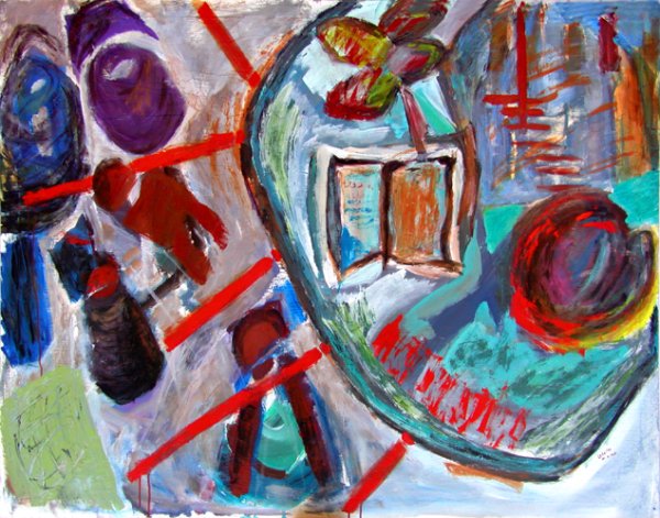 Distrust, Gallery VII: "Solitudes" | «Soledades». 2000, acrylic on canvas