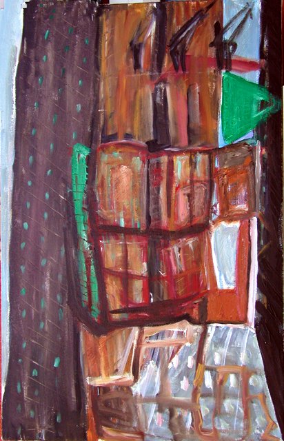 Ibarra Street, Gallery X: "From Iron To Titanium" | «Del Hierro al Titanio». 2002, acrylic on cavas