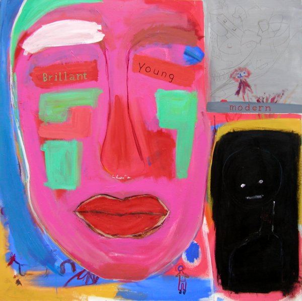 This is not a museum, Gallery X: "From Iron To Titanium" | «Del Hierro al Titanio». 2002, tempera and acrylic on canvas