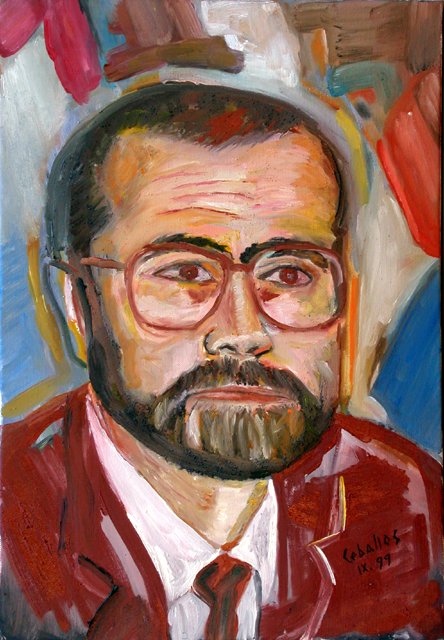 Luis, 1999. oil on canvas, 55 x 38 cm