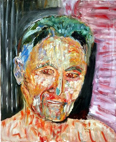Retrato a mi padre, 1998. óleo sobre lienzo, 61 x 50 cm