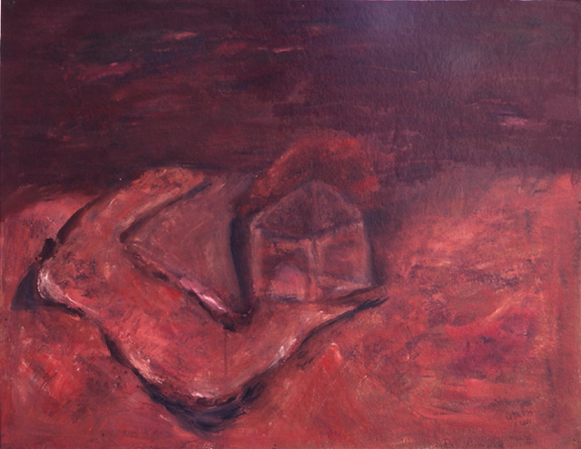 Chemin à nulle part, Galerie V: "Inquiétude" | «Desasosiego». 2000, peinture à l'huile sur carton