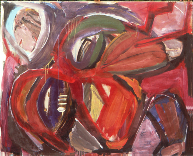 Le baiser de Judas, Galerie V: " Inquiétude" | «Desasosiego». 2000, tempera sur toile
