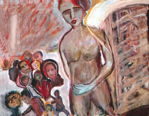 L'abîme I, Galerie VII: «Solitudes» | «Soledades». 2000, peinture acrilique et peinture à l'huile sur toile