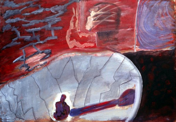 La grande scène des étoiles, Galerie IX: "Avénement du superhomme" | «Advenimiento del superhombre». 2001, peinture à l'huile sur toile
