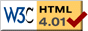 World Wide Web Consortium (W3C) acredita la validez del código HTML de esta página