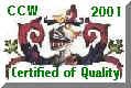 CCW otorga a este sitio el WEB'S QUALITY CERTIFICATE