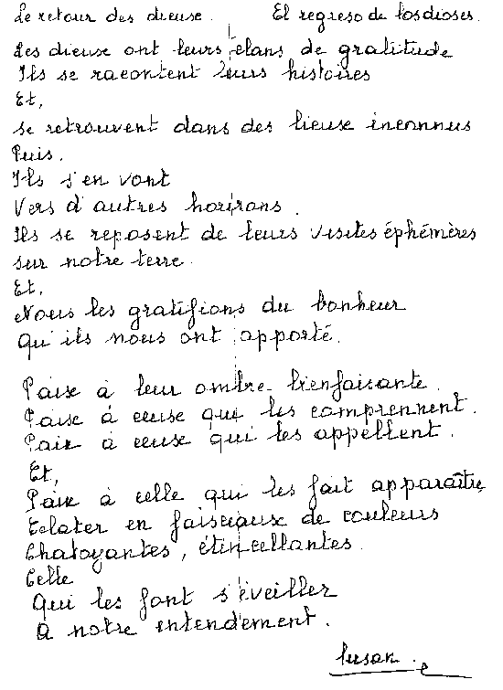 Le retorur des dieux